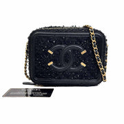 Chanel Quilted Tweed Filigree Camera Bag - Jiaxyk